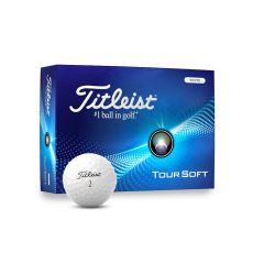 Titleist 2024 Tour Soft Golf Balls - White