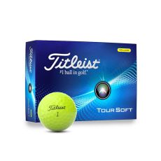 Titleist 2024 Tour Soft Golf Balls - Yellow