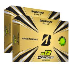 Bridgestone 2022 E12 Contact Golf Ball - Matte Green (2 Dozen)