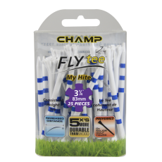 CHAMP Fly tee 3 1/4 My Hite 25pk - Blue stripe