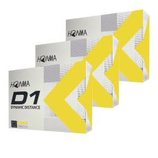 Honma D1 Golf Ball Yellow (3 Dozen)