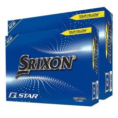 Srixon Q Star (6) 2021 Golf Ball - Yellow (2 Dozen)