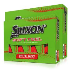 Srixon Soft Feel 13 Golf Ball - Red (2 Dozen)