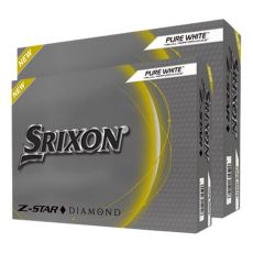 Srixon Z-Star Diamond2 Golf Ball - White (2 Dozen)