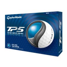 TaylorMade TM24 TP5 Golf Ball - White (1 Dozen)