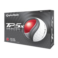 TaylorMade TM24 TP5x Golf Ball - White (1 Dozen)
