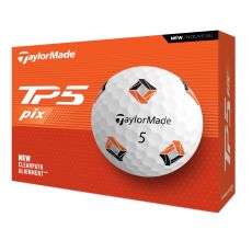 TaylorMade TM24 TP5 pix 3.0 Golf Ball - White (1 Dozen)