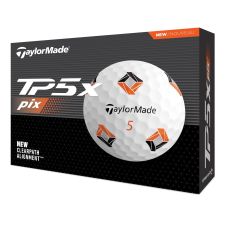 TaylorMade TM24 TP5x pix 3.0 Golf Ball - White (1 Dozen)