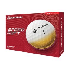 TaylorMade TM24 SpeedSoft Golf Ball - White (1 Dozen)