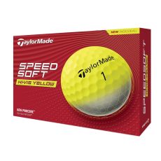 TaylorMade TM24 SpeedSoft Golf Ball - Yellow (1 Dozen)