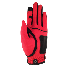 Zero Friction Juniors Perf Synthetic Glove - Universal Fit Red LH