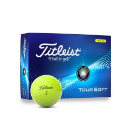 Titleist 2024 Tour Soft Golf Balls - Yellow